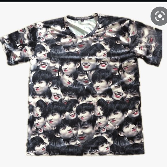 Tops - ❗SOLD❗BTS Jungkook Funny Faces Shirt